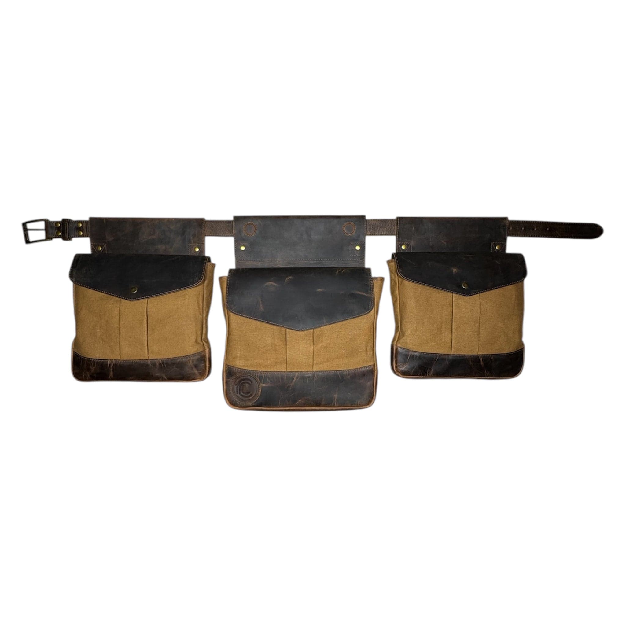 CLEAN TRIGGER Canvas Leather Bird Bag Canvas Leather Bird Bag