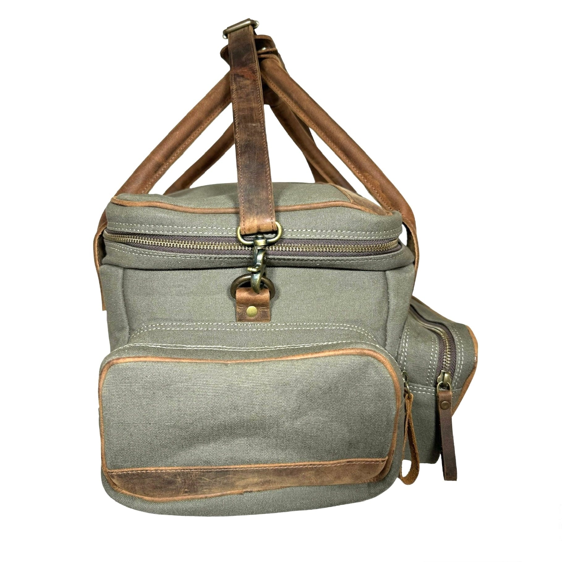 CLEAN TRIGGER Canvas Leather Field Bag Canvas Leather Field Bag