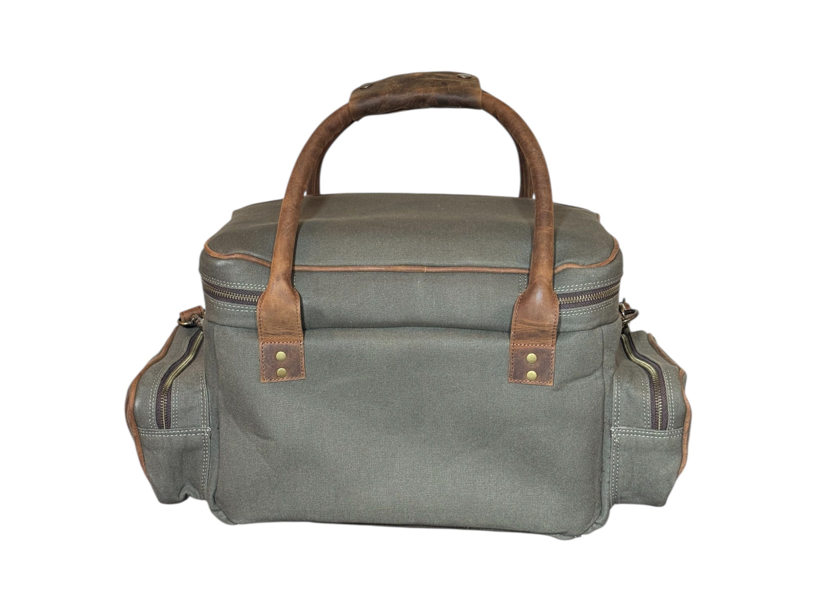 CLEAN TRIGGER Canvas Leather Field Bag Canvas Leather Field Bag