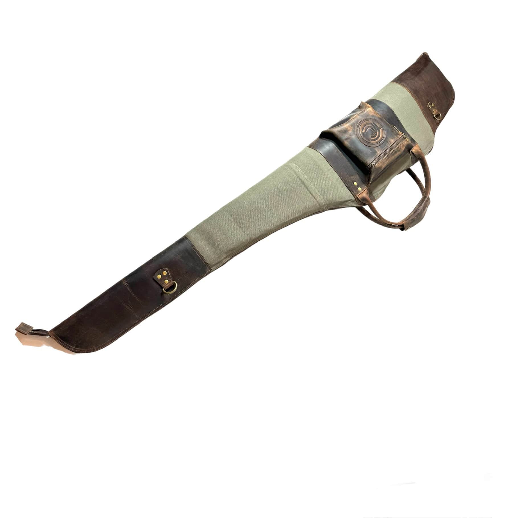 CLEAN TRIGGER Canvas Leather Rifle Case Canvas Leather Rifle Case