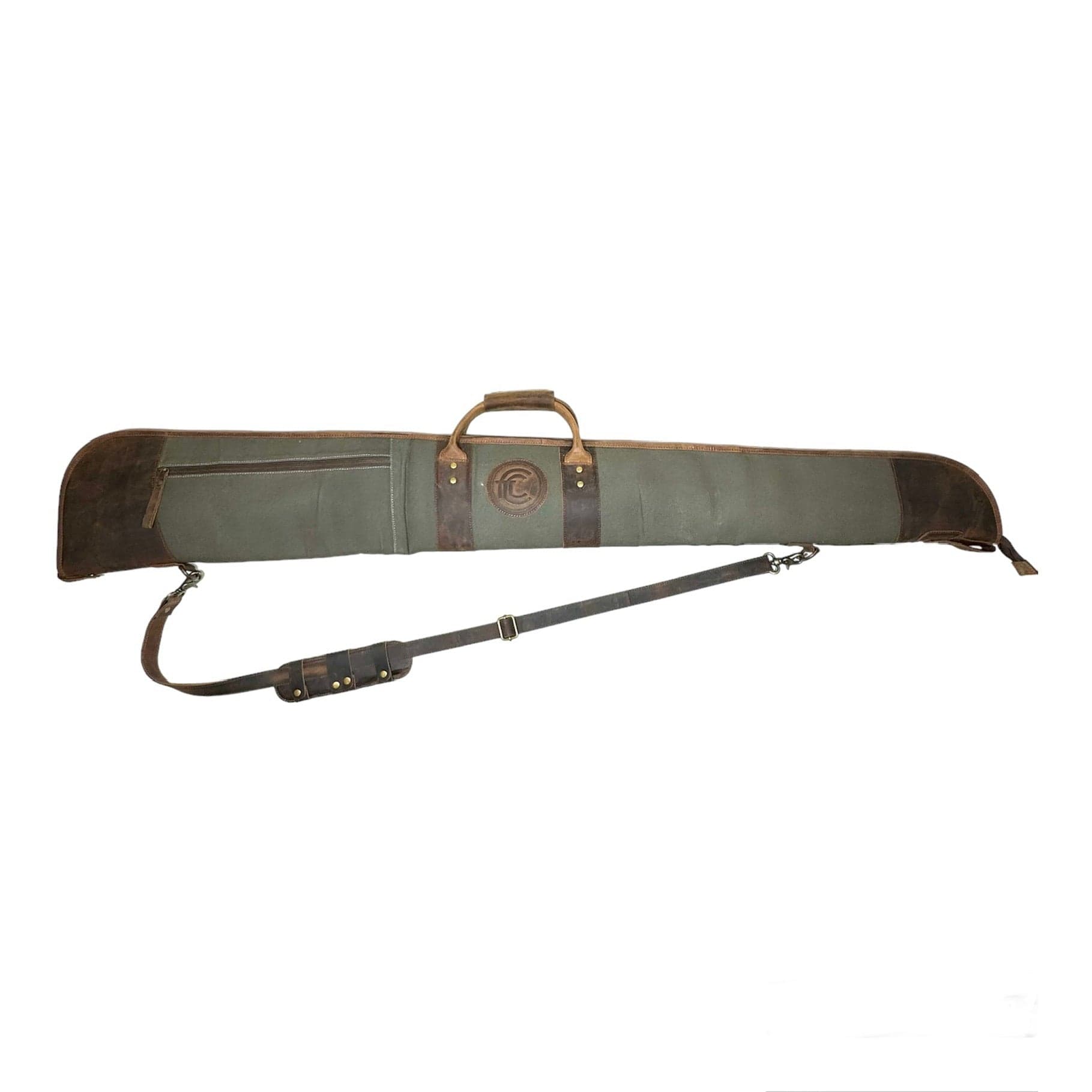 CLEAN TRIGGER Canvas Leather Shotgun Case Canvas Leather gun Case