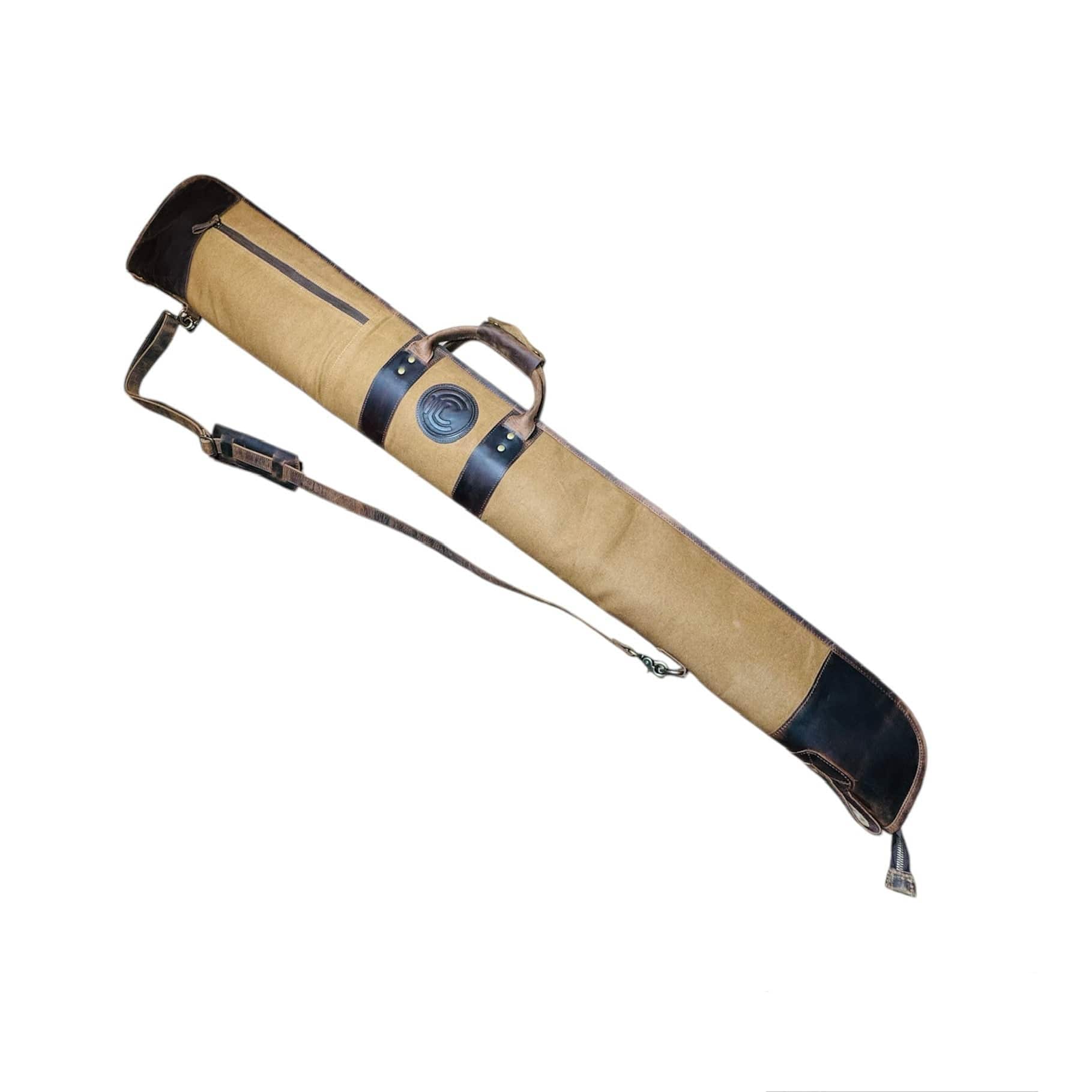 CLEAN TRIGGER Canvas Leather Shotgun Case Canvas Leather Shotgun Case
