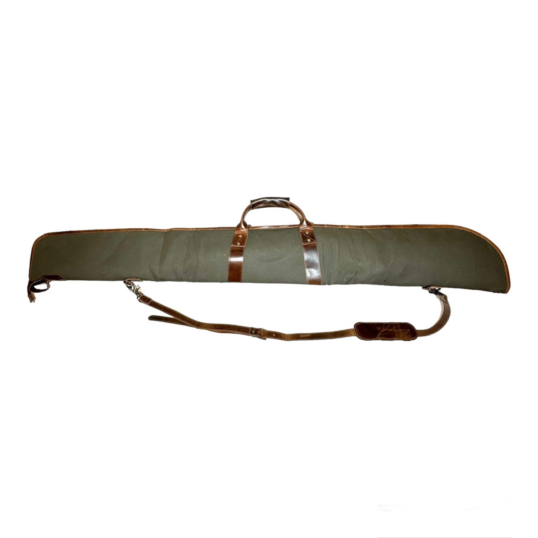 CLEAN TRIGGER Canvas Leather Shotgun Case Canvas Leather Shotgun Case