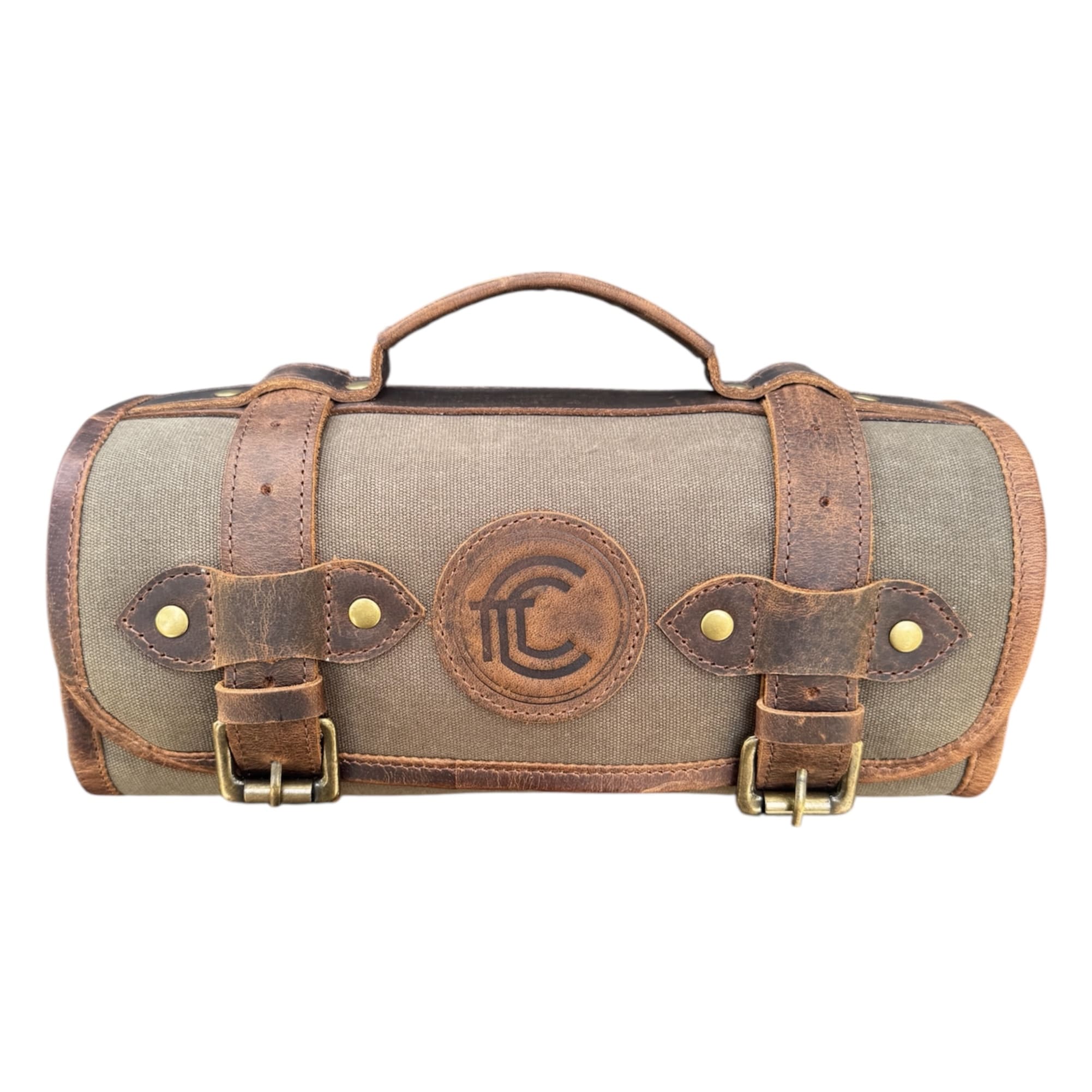 CLEAN TRIGGER Duck calls Storage Roll Canvas Leather Duck calls Storage Roll Canvas Leather