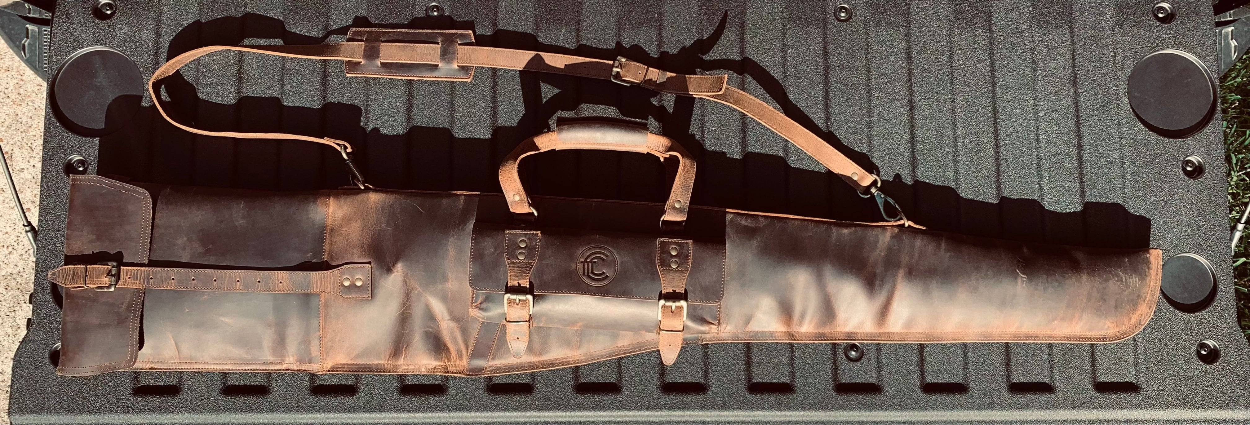 CLEAN TRIGGER Leather Shotgun Case Leather Shotgun Case
