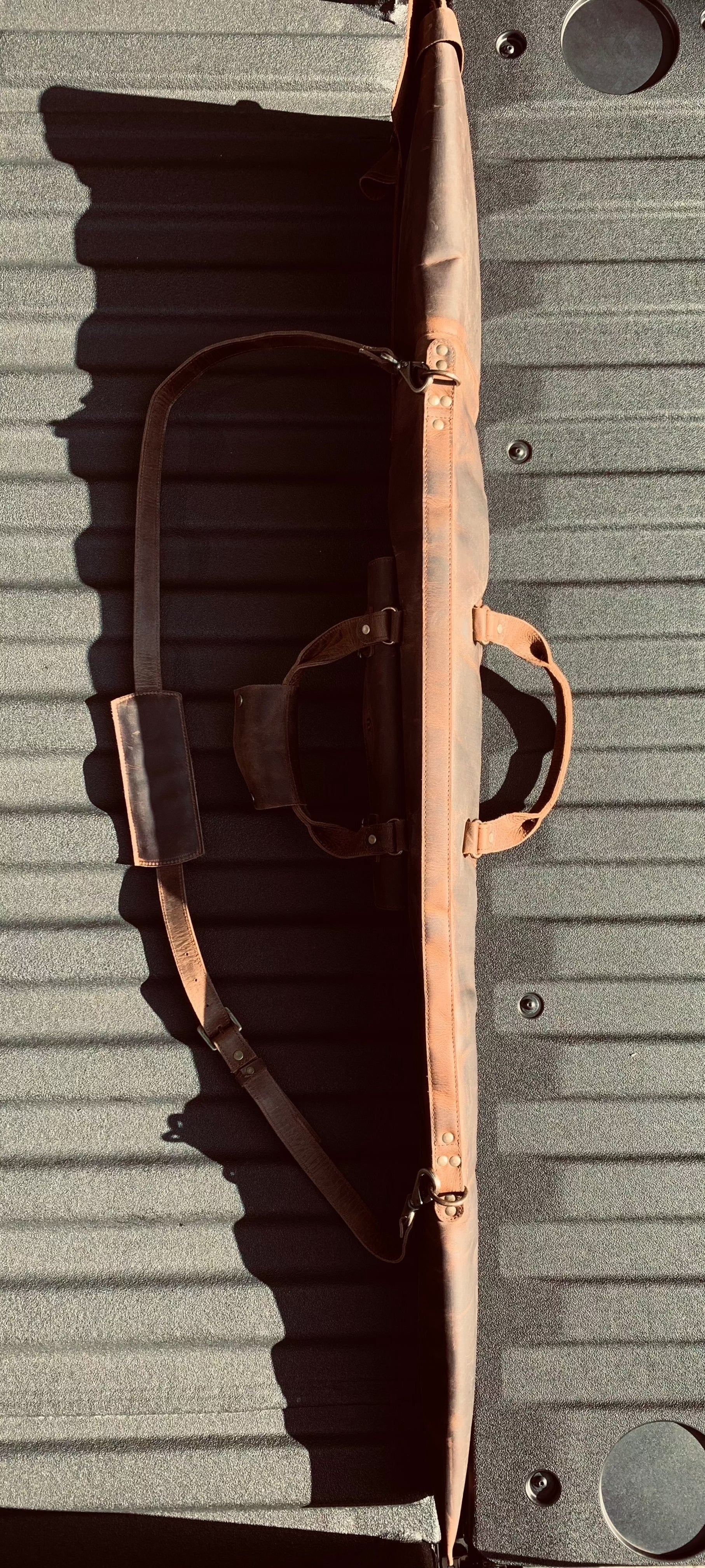 CLEAN TRIGGER Leather Shotgun Case Leather Shotgun Case