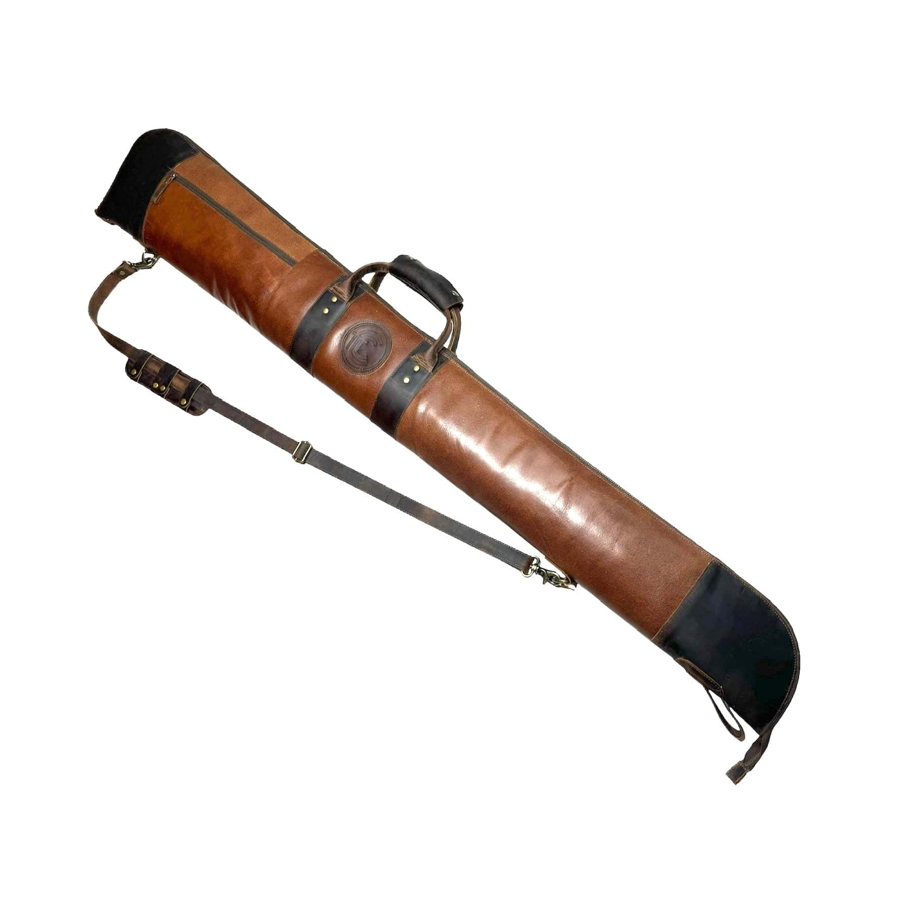 CLEAN TRIGGER Shotgun Brown Leather Case Shotgun Brown Leather Case