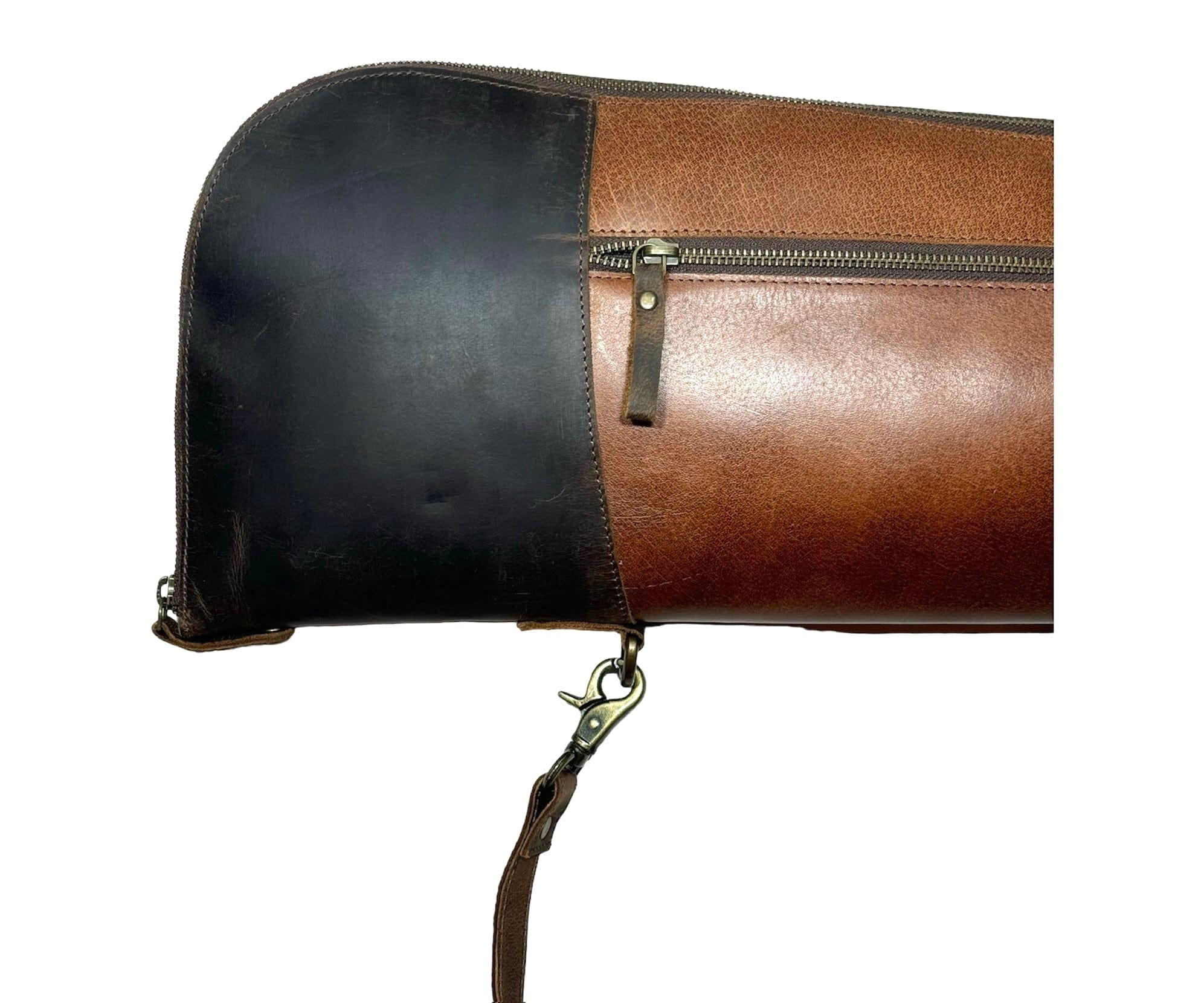 CLEAN TRIGGER Shotgun Brown Leather Case Shotgun Brown Leather Case