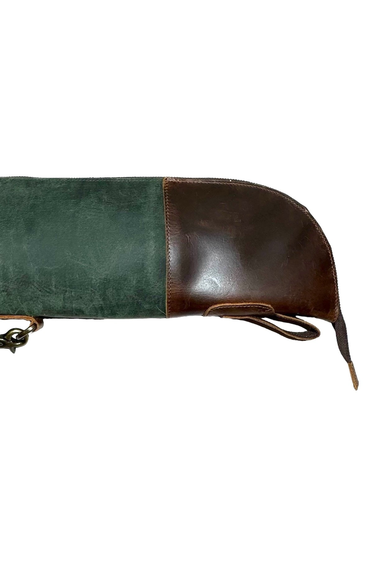 CLEAN TRIGGER Shotgun Green Leather Case Shotgun Green Leather Case
