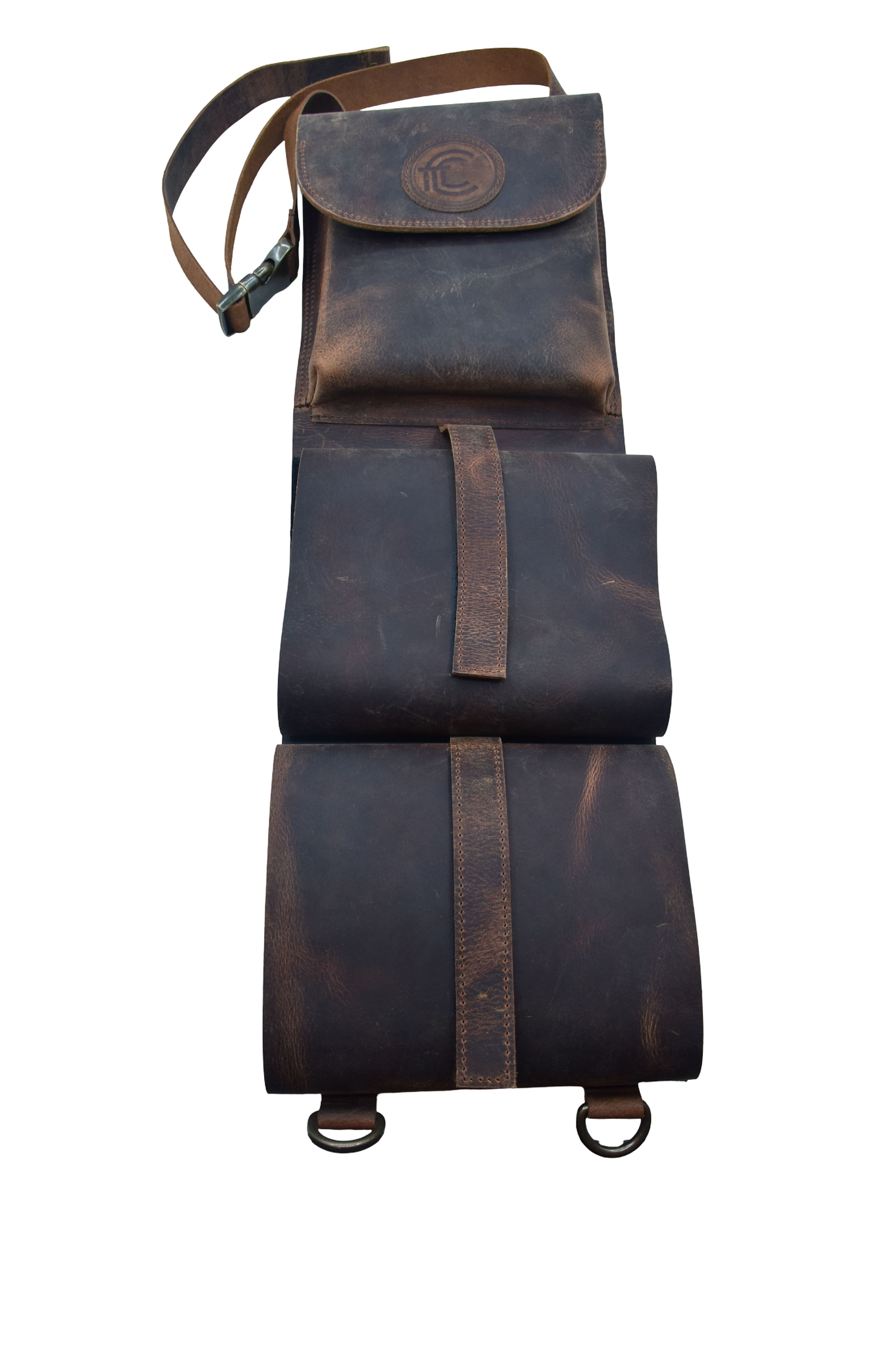 CLEAN TRIGGER Truck back seat leather gun holder Truck back seat leather gun holder