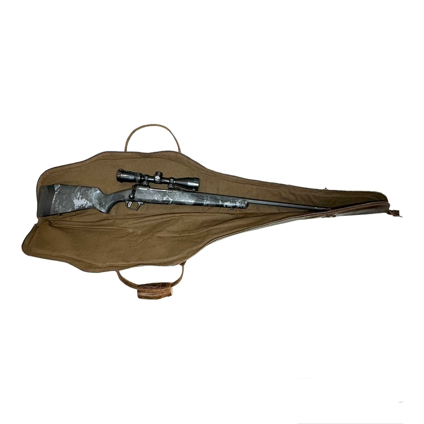 Canvas Leather Scoped Rifle Case | USA |