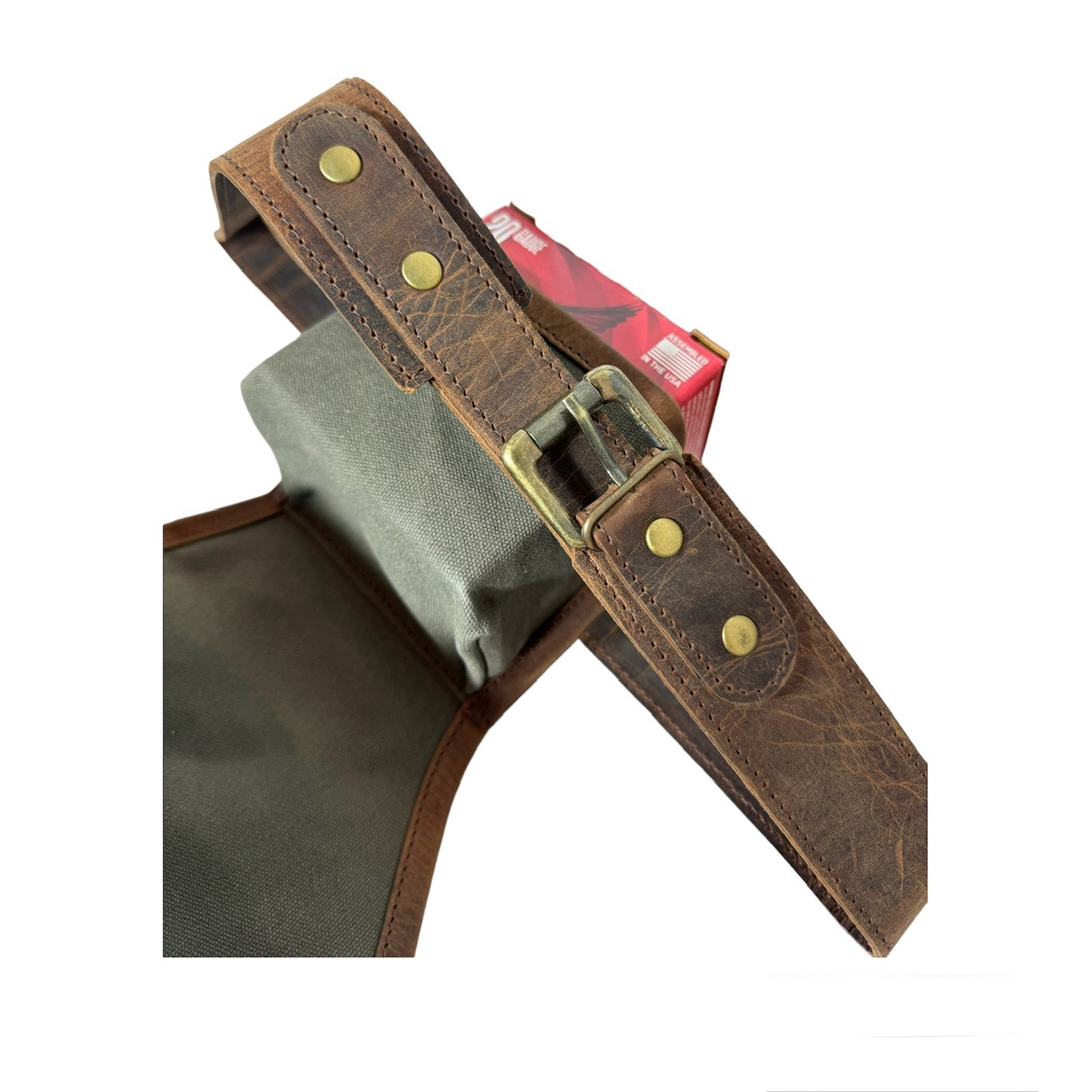 Skeet Pouch Canvas Leather