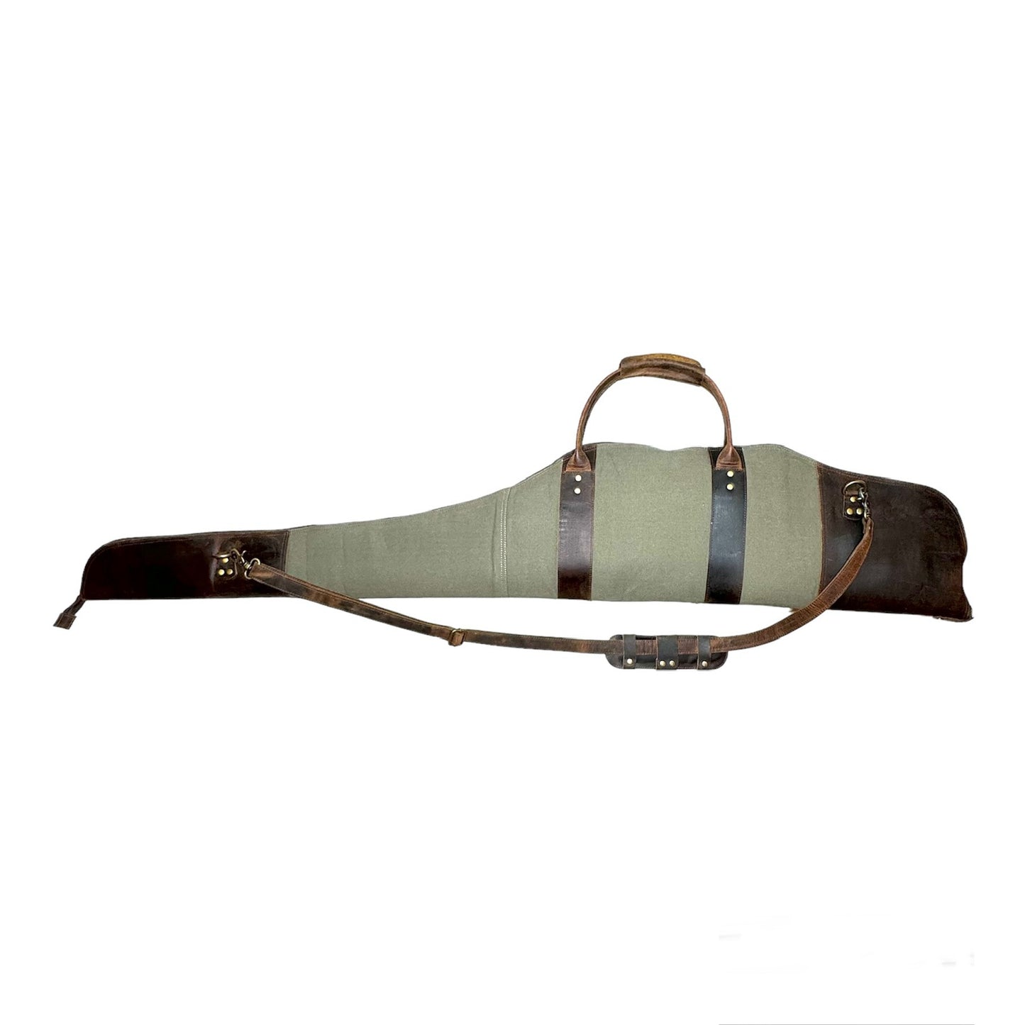 Canvas Leather Scoped Rifle Case | USA |