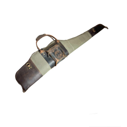 Canvas Leather Scoped Rifle Case | USA |