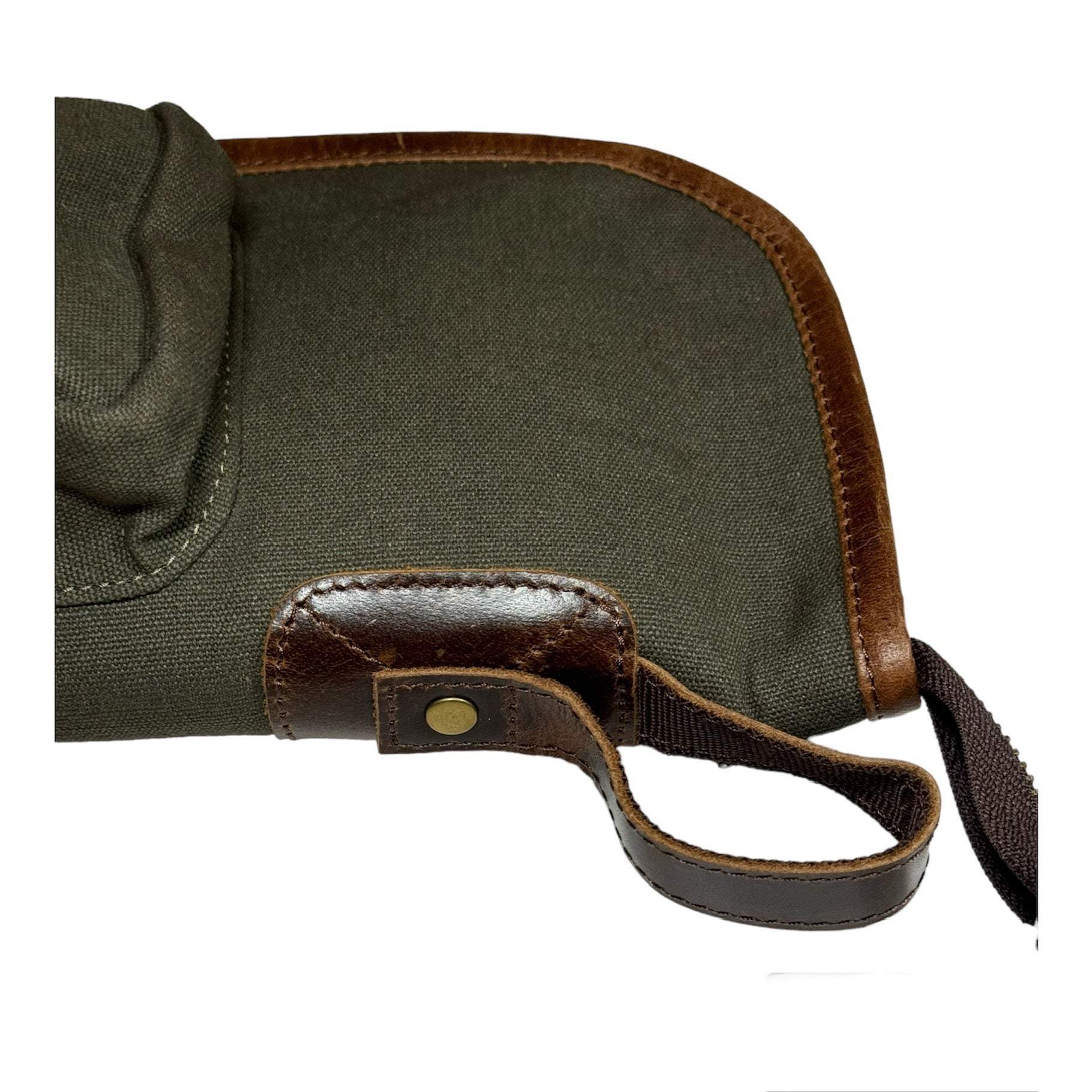 Canvas Leather Shotgun Case Clean Trigger