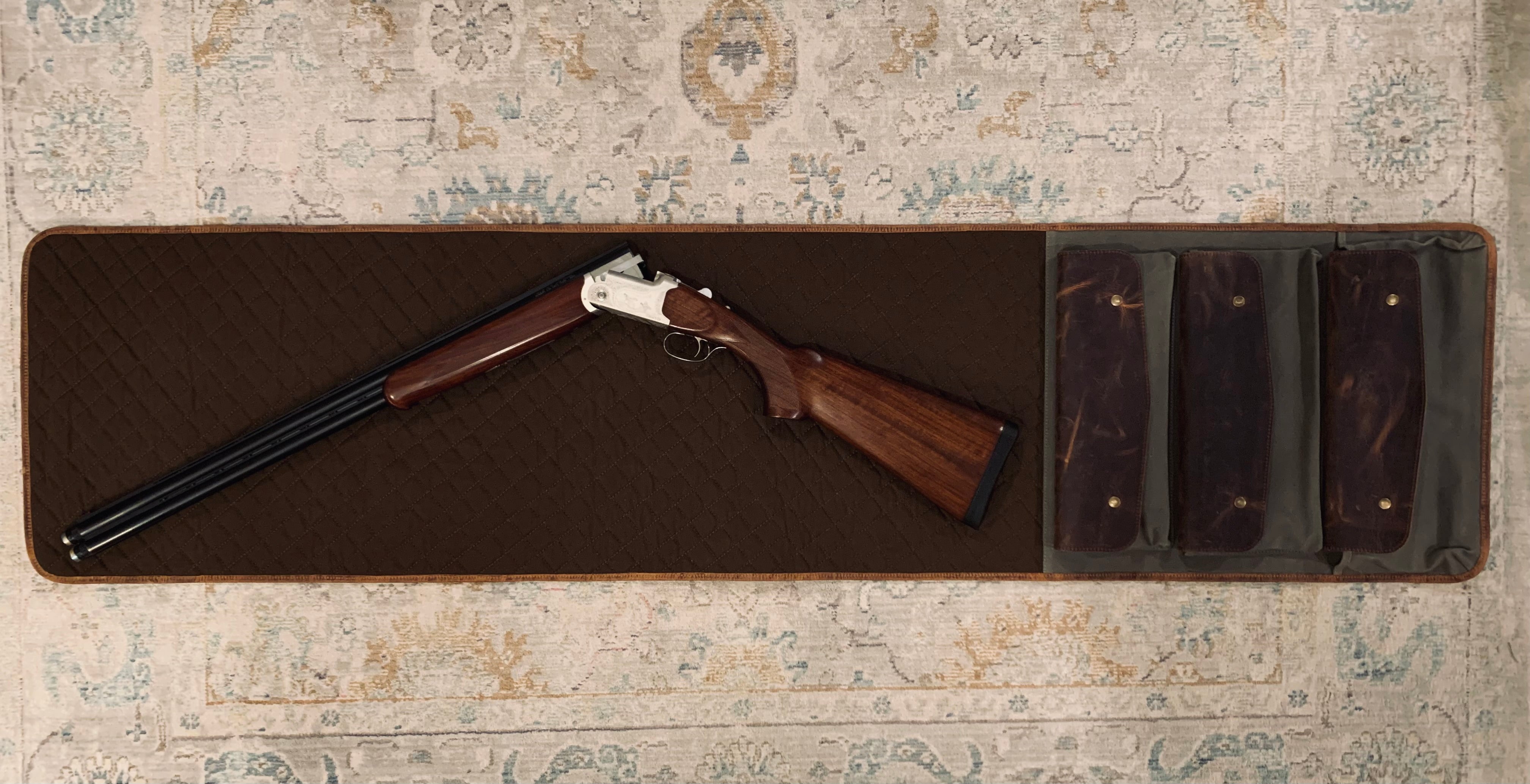 Canvas Leather Shotgun / Rifle Cleaning Mat