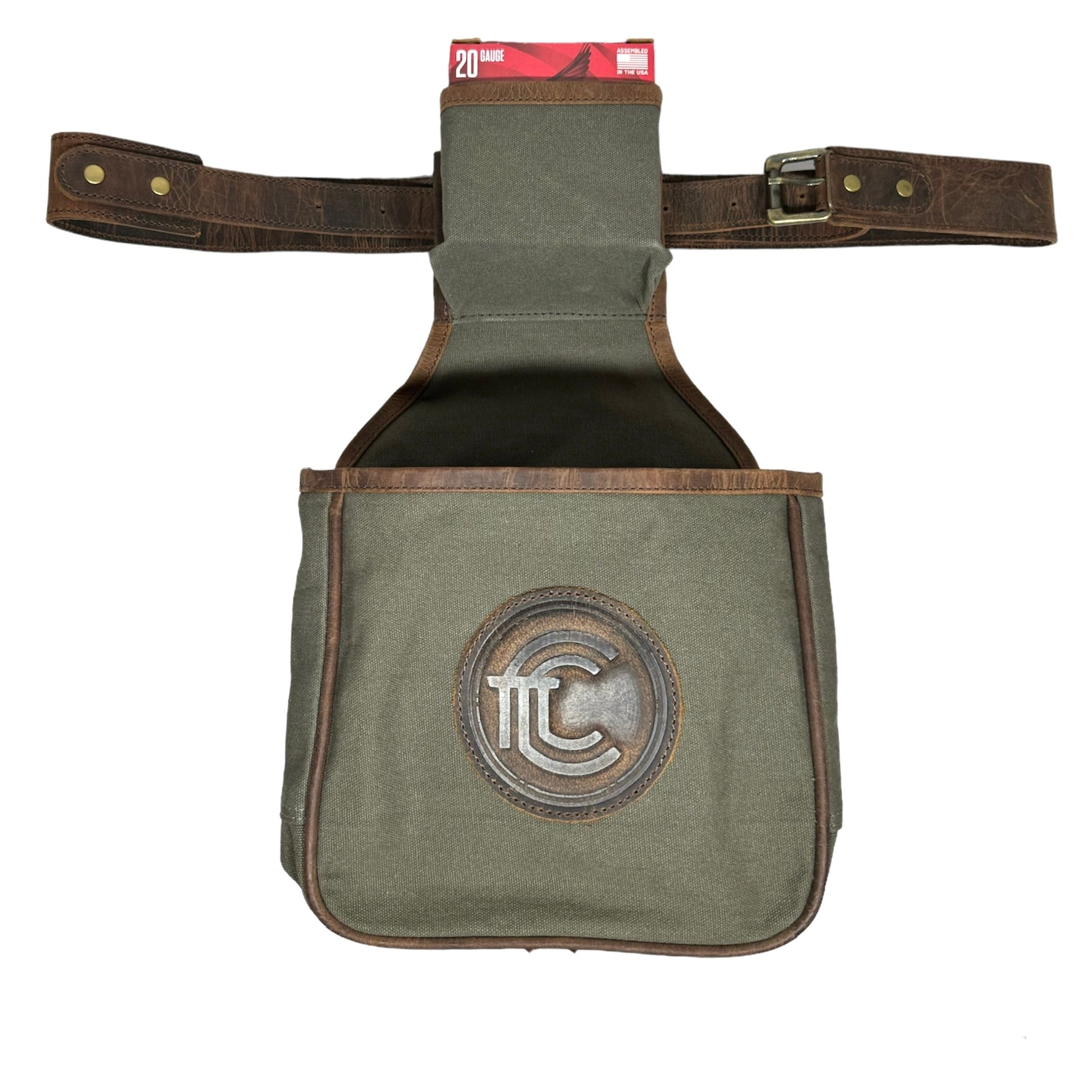 Skeet Pouch Canvas Leather