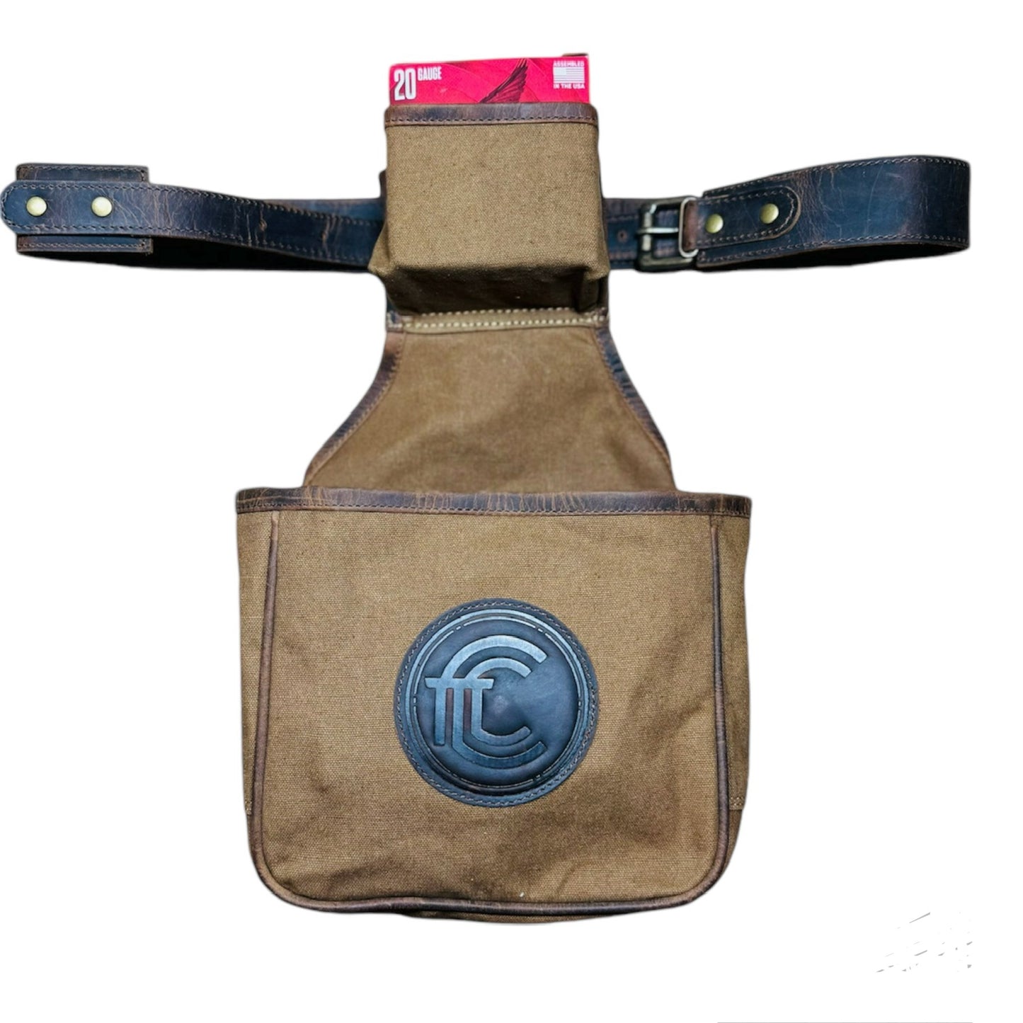 Skeet Pouch Canvas Leather