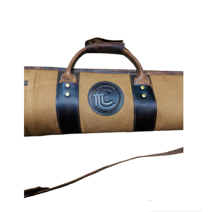 Canvas Leather Shotgun Case