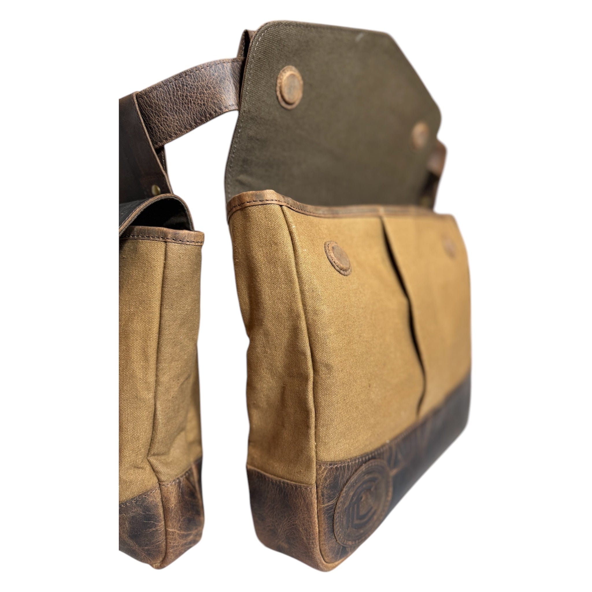 CLEAN TRIGGER Canvas Leather Bird Bag Canvas Leather Bird Bag