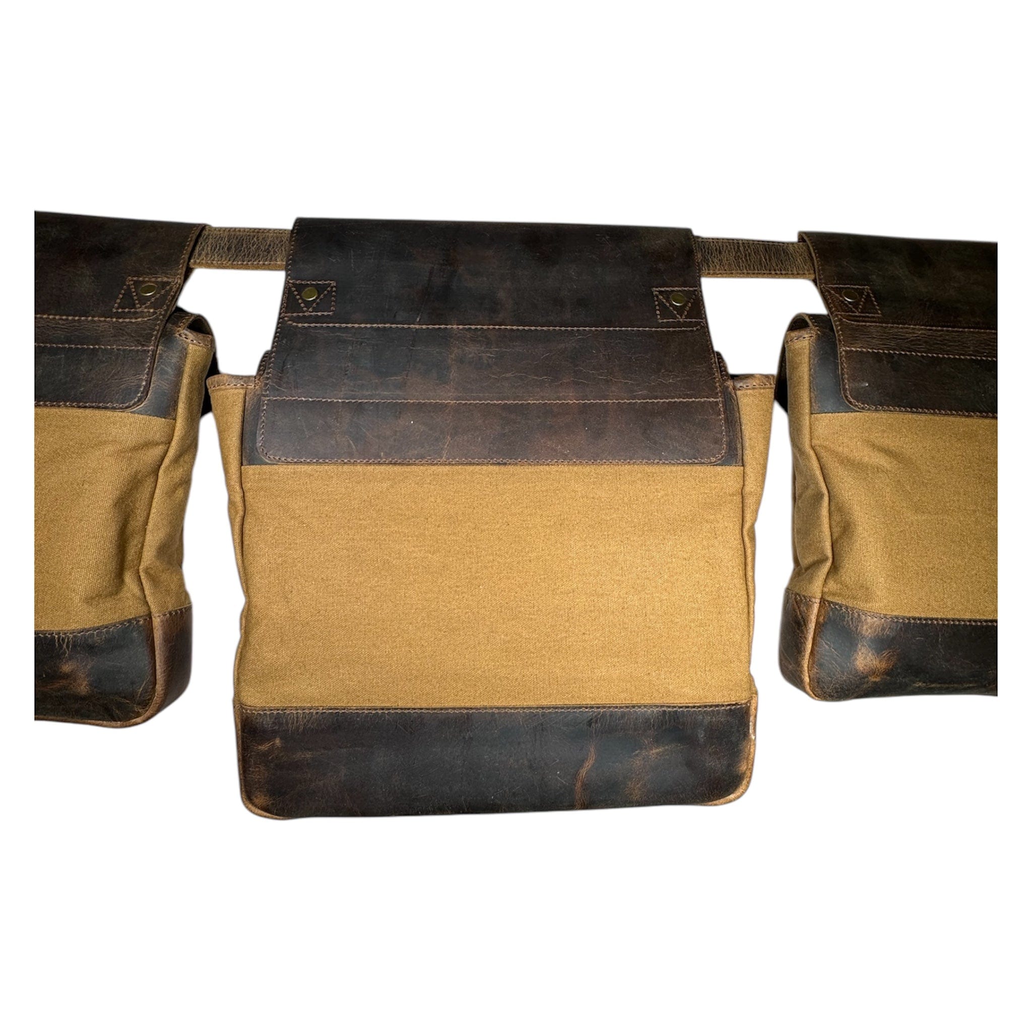CLEAN TRIGGER Canvas Leather Bird Bag Canvas Leather Bird Bag