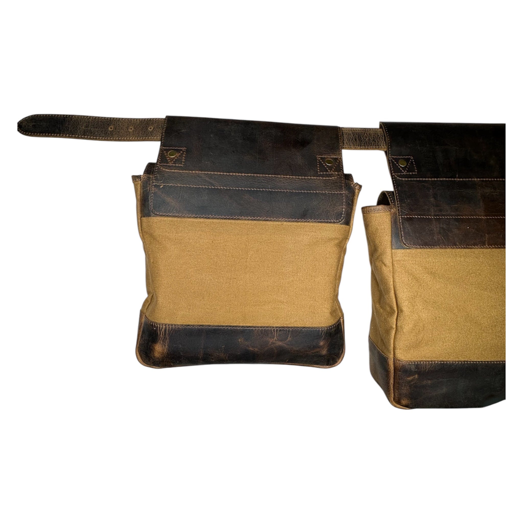 CLEAN TRIGGER Canvas Leather Bird Bag Canvas Leather Bird Bag