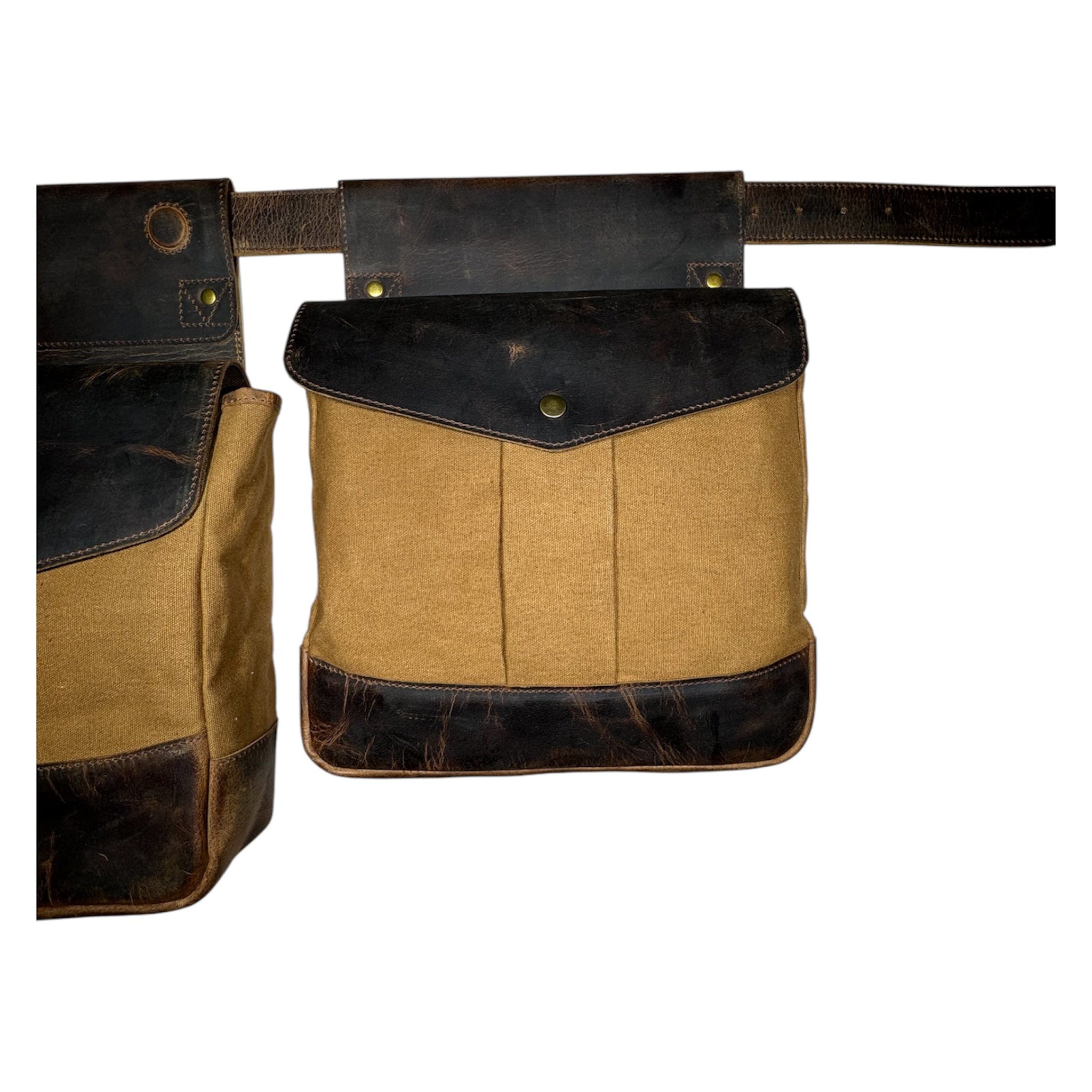 CLEAN TRIGGER Canvas Leather Bird Bag Canvas Leather Bird Bag