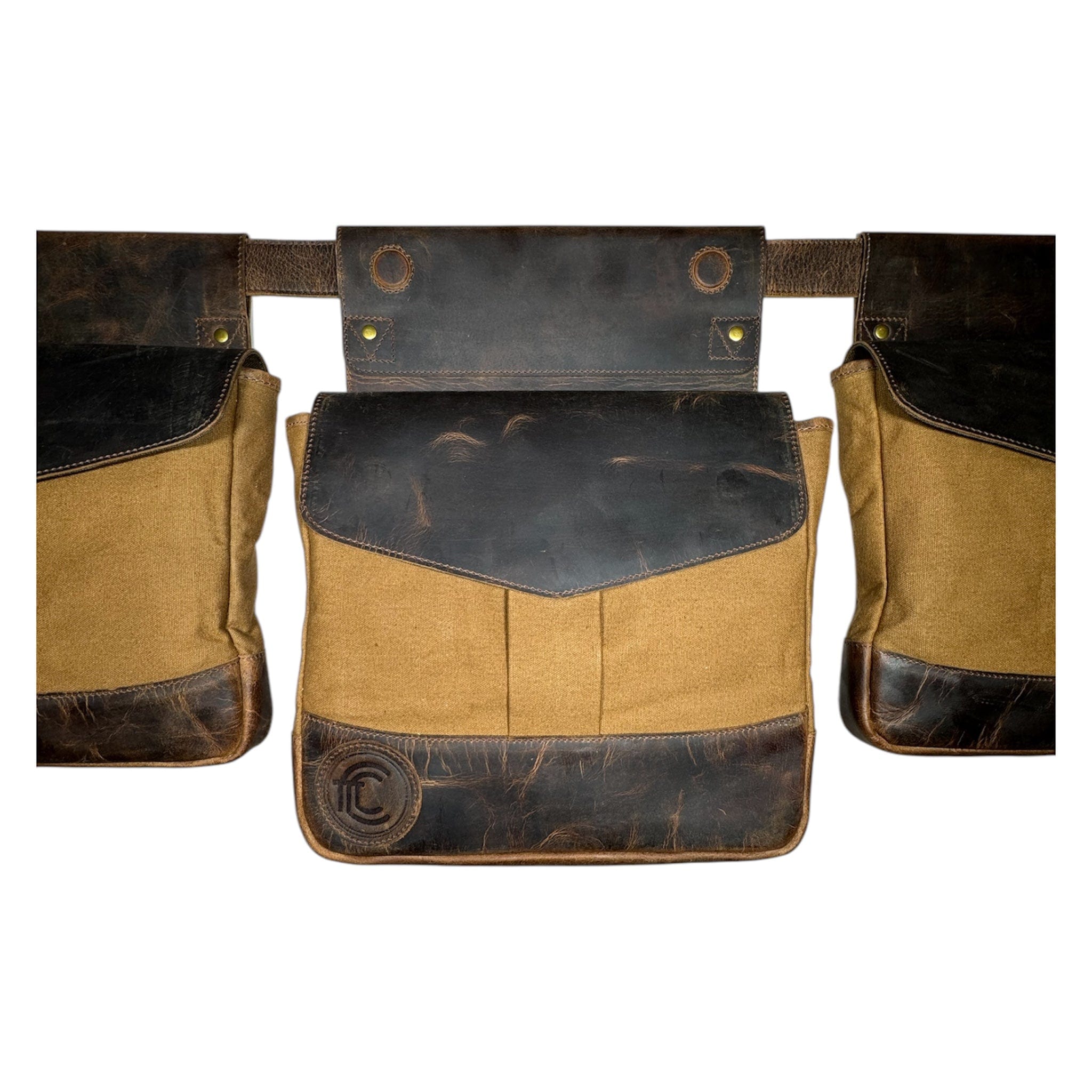 CLEAN TRIGGER Canvas Leather Bird Bag Canvas Leather Bird Bag