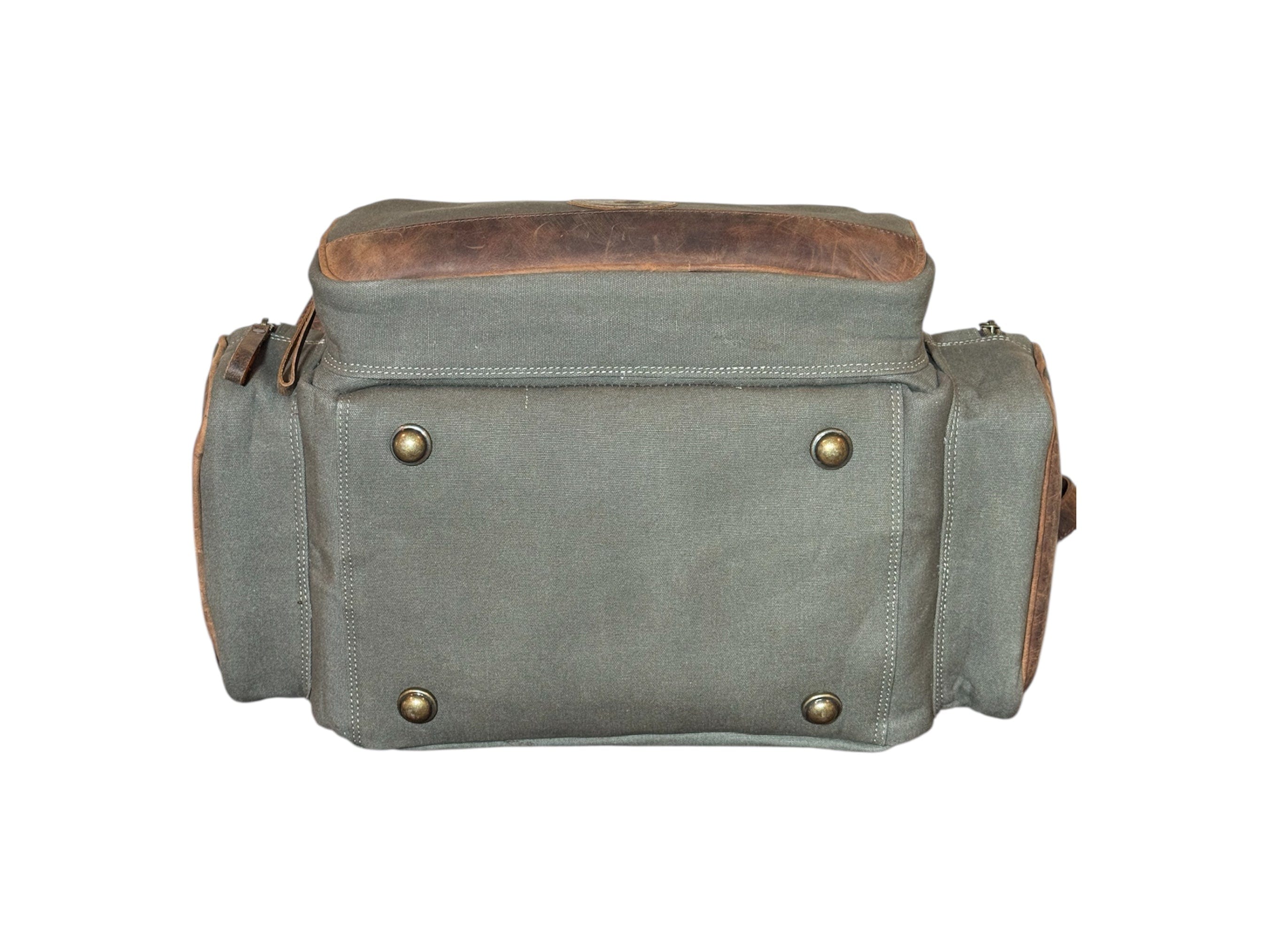 CLEAN TRIGGER Canvas Leather Field Bag Canvas Leather Field Bag