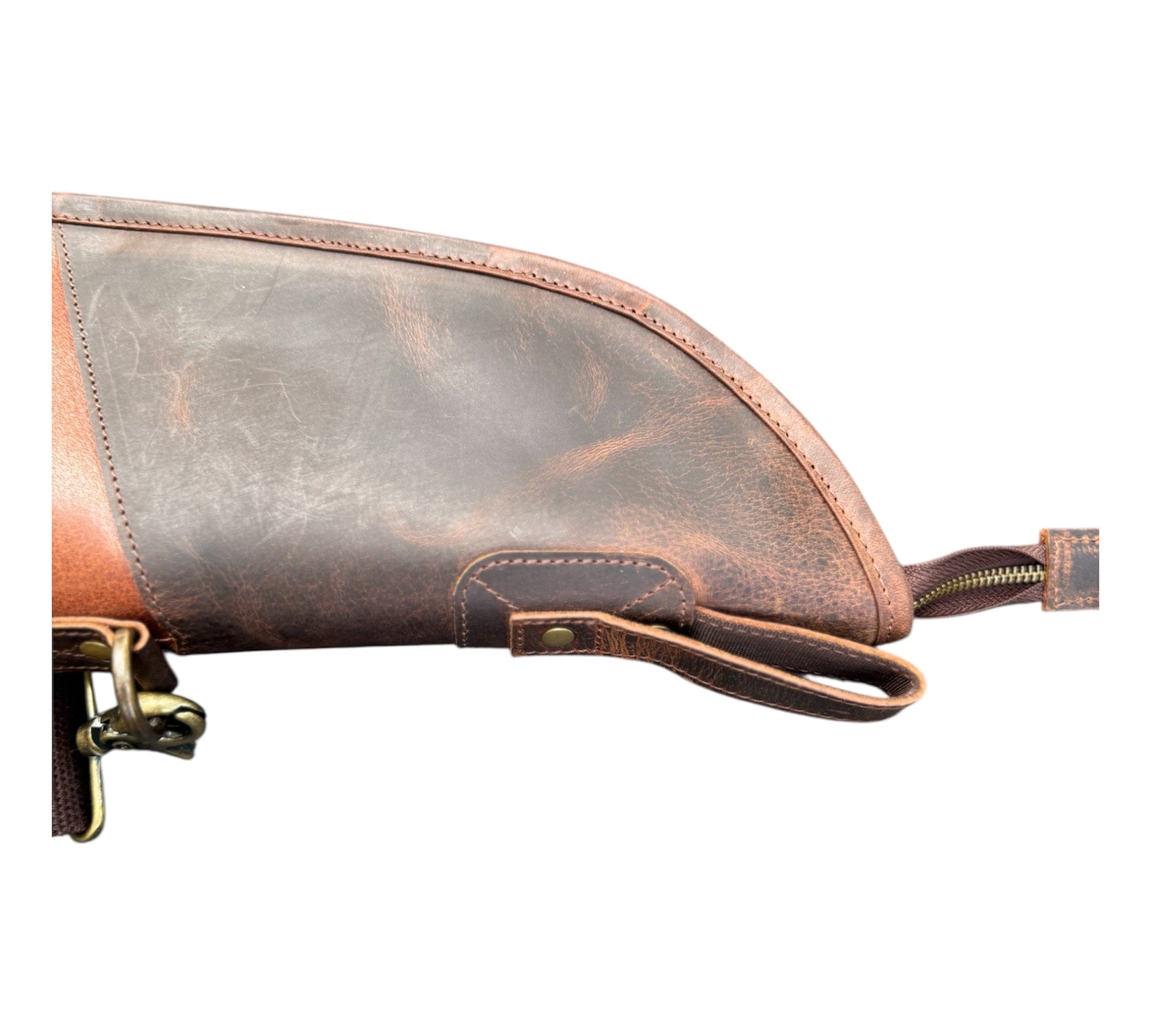 CLEAN TRIGGER Leather Rifle Scoped Case Leather Rifle Scoped Case