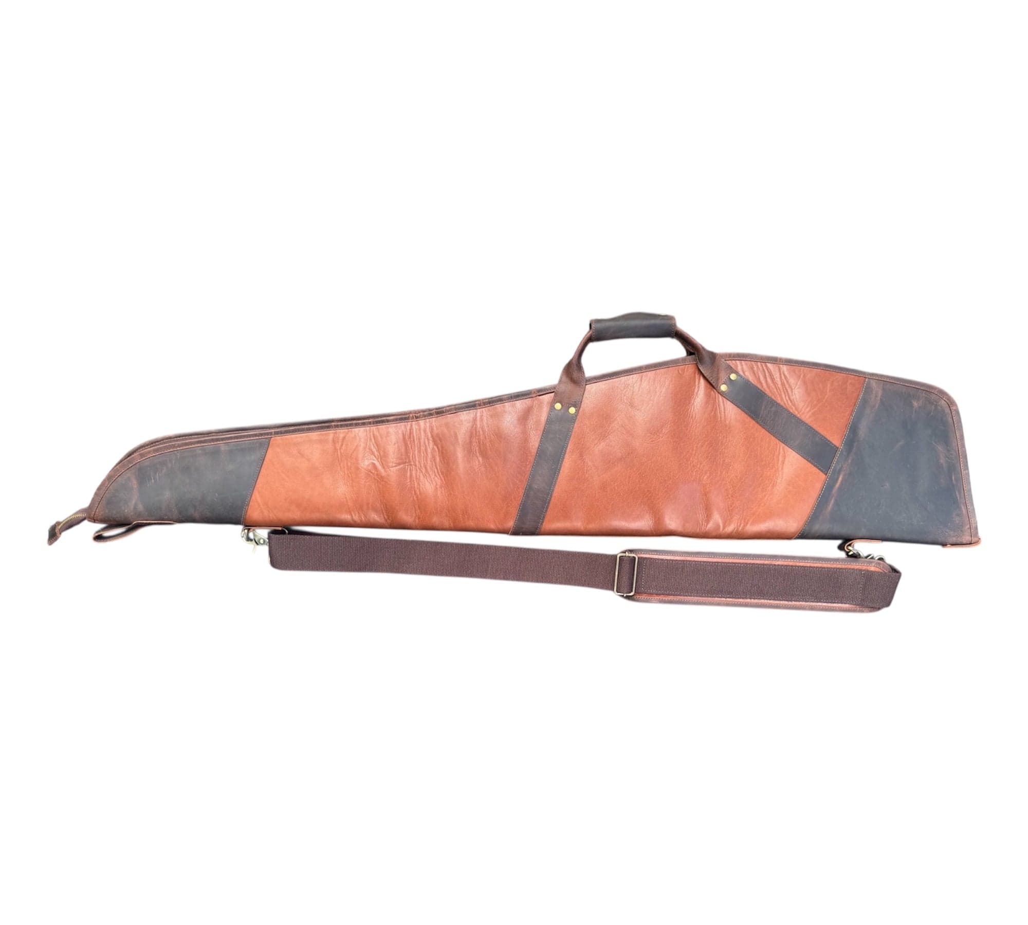 CLEAN TRIGGER Leather Rifle Scoped Case Leather Rifle Scoped Case
