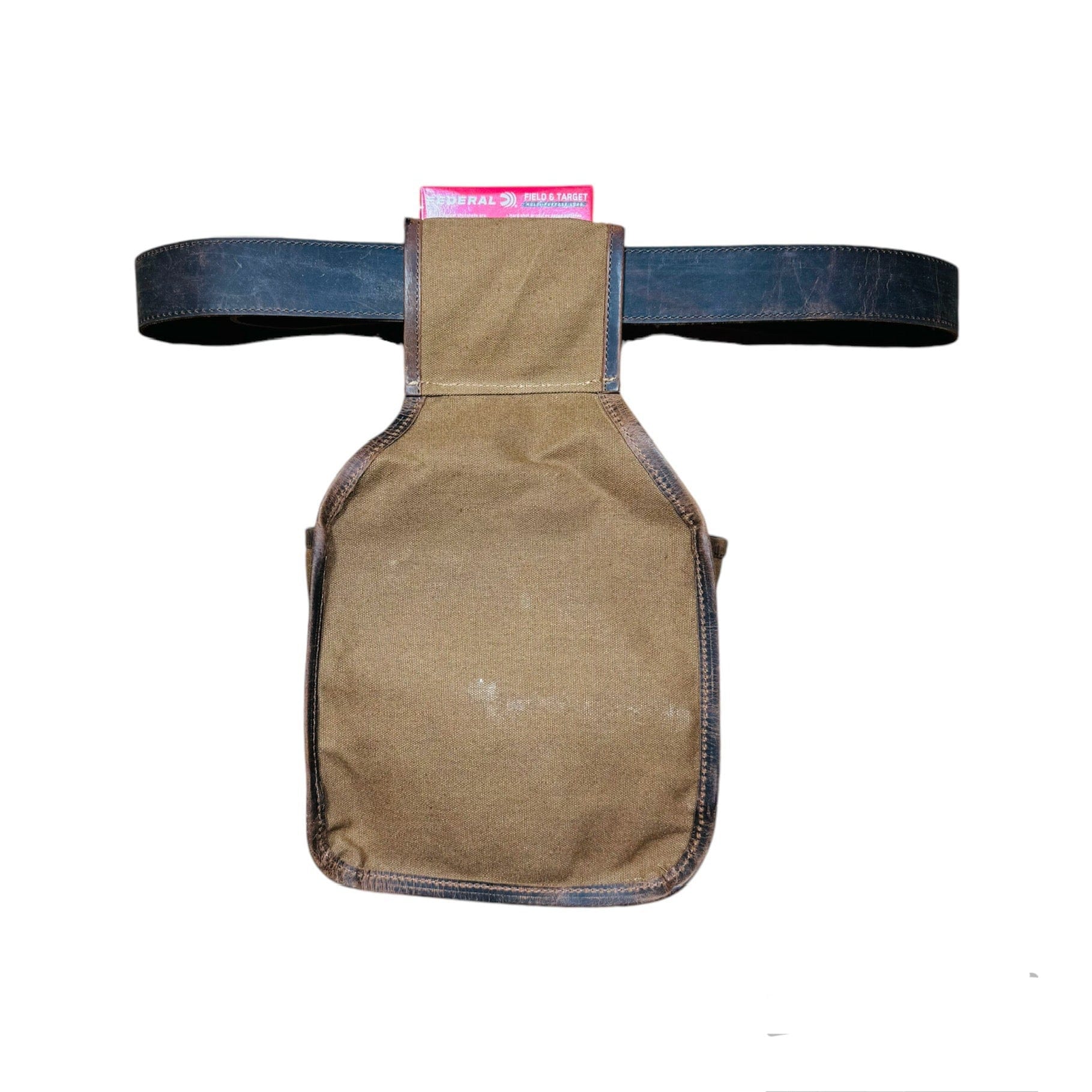 CLEAN TRIGGER Skeet Pouch Canvas Leather Skeet Pouch Canvas Leather