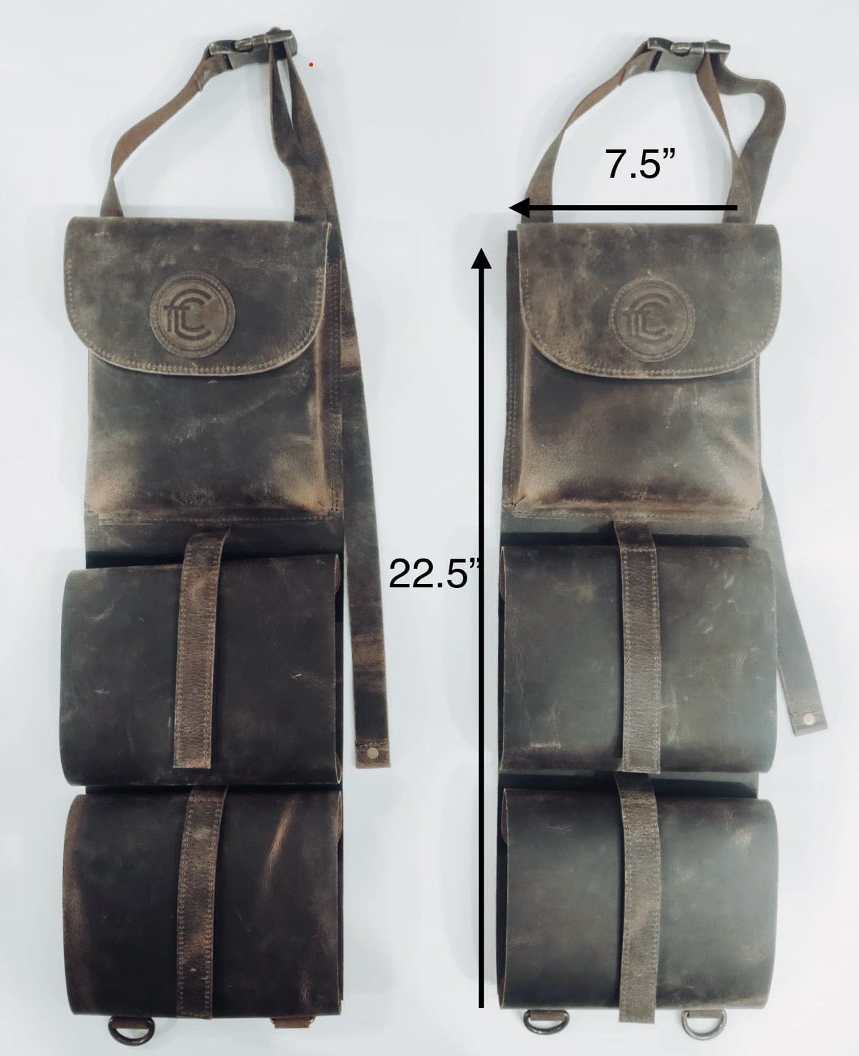 CLEAN TRIGGER Truck back seat leather gun holder Truck back seat leather gun holder