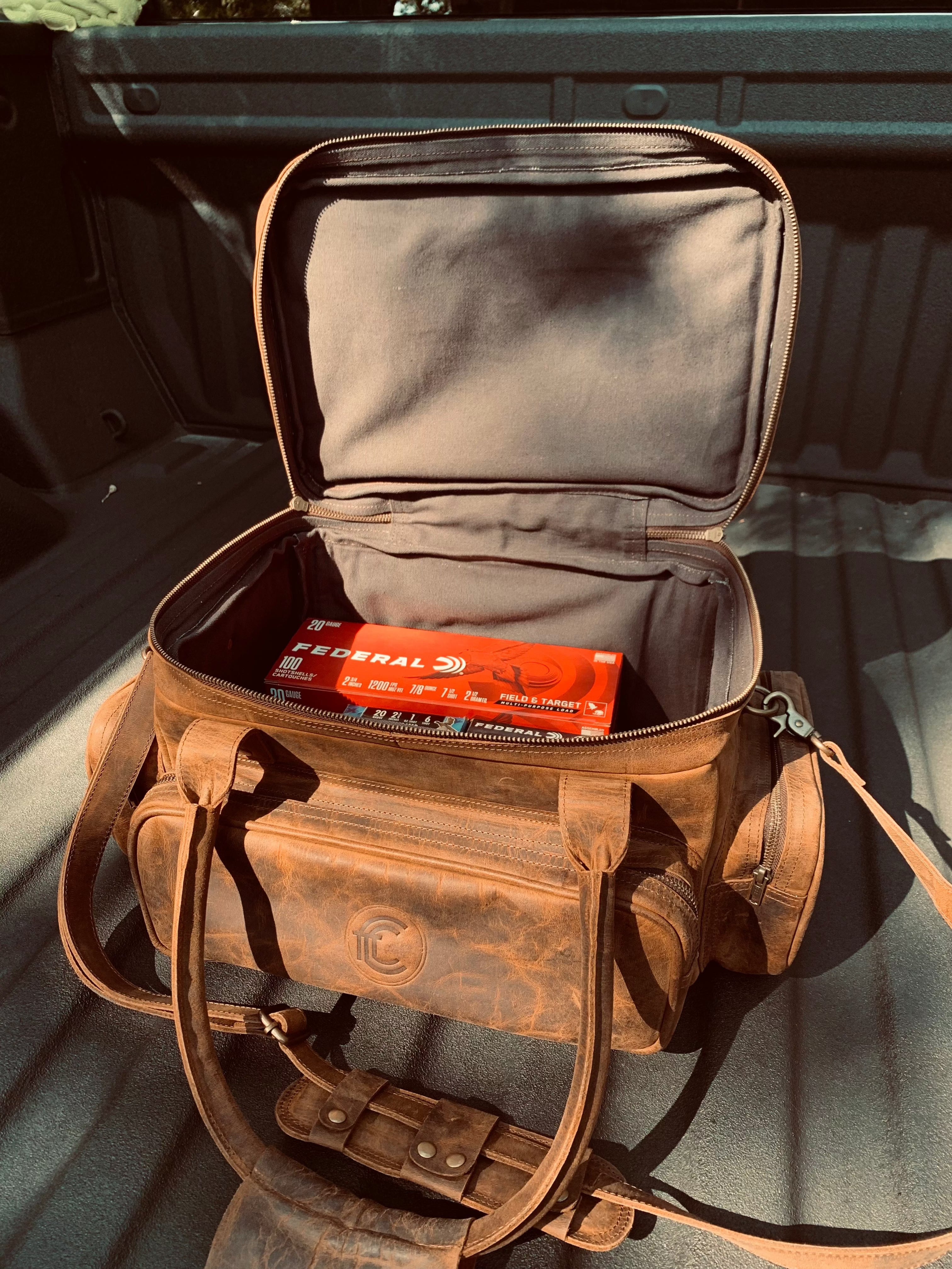 CLEAN TRIGGER Leather Hunter Field Bag Leather Hunter Field Bag